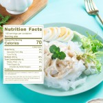 Healthy Food Low Calories Low Carb Instant Vegan Konjac Ready Salad With Wasabi Flavor