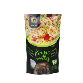 Easy-to-Cook Konjac Noodles Keto-Friendly Fat-Free Halal Instant Spinacia Shirataki in Bulk Box and Bag Packaging