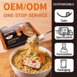 High Protein Chicken Flavor Air-Dried Ramen Pasta Low Fat Non-GMO Refined Non-Fried Lower Carb Soy-Based Instant Noodles Bag