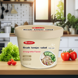 Vegan Low Carb Konjac Noodles Sauce Keto Ready Salad With Vinaigrette Flavor