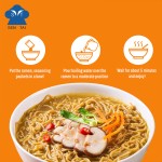 High Protein Chicken Flavor Dry Noodles Fast Food Healthy Diet Instant Ramen Packaged in Bag