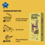 Delicious Plant-Based Vegan Pasta Low Carb Low GI Keto-Friendly High Protein High Fiber Chickpeas Noodles Refined Processing Box