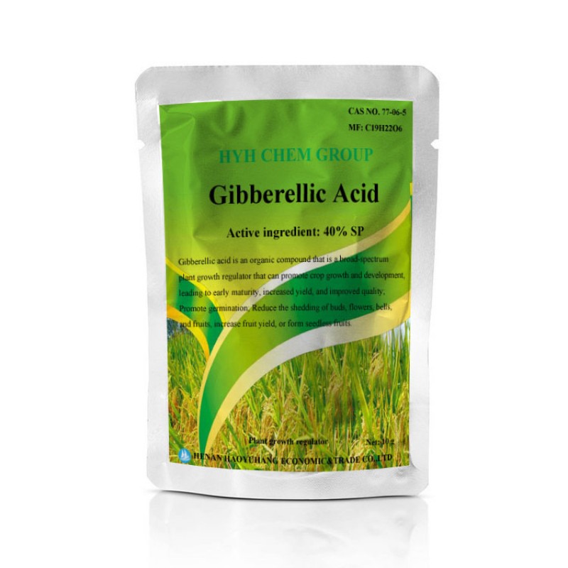 GA3 Gibberellic Acid 2%SP 1% Sp 20sp 40 Sp Water Soluble Powder Plant Growth Regulator