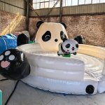 Panda Bull Manufacturer - Panda Inflatable Bull Riding Machine Kids