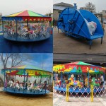 Mobile Carousel Manufacturer - Mobile Portable Trailer Merry Go Round