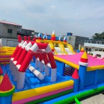 Obstacle Course Manufacturer - Outdoor Children Race Games Inflatable