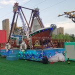 Pirate Ship Factory - with Trailer Fairground Toy Pirate Ship