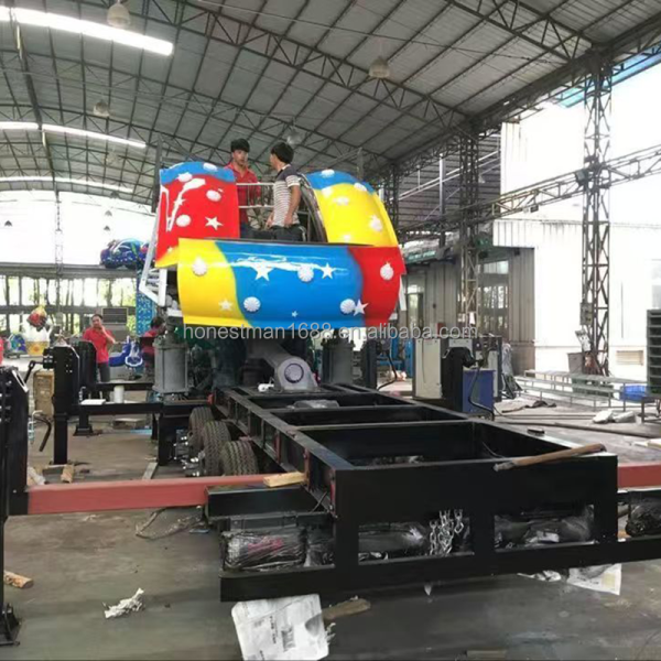 Kid's Ride Supplier - Kid's Tagada Disco Ride-on Trailer Durable