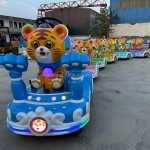 Amusement Train Factory - Fun Electric Trackless Train Kids Mall Ride