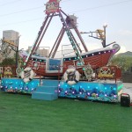 Pirate Ship Factory - with Trailer Fairground Toy Pirate Ship