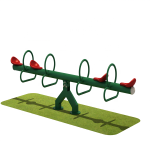 Seesaw Fitness Manufacturer - Outdoor Rocking Horse Body Strong Equipment
