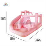 Inflatable Bouncer Manufacturer - Pink Custom Wedding Event Jump House