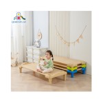Plastic Cot Bed Manufacturer - Durable Colorful Stackable Kids Bed