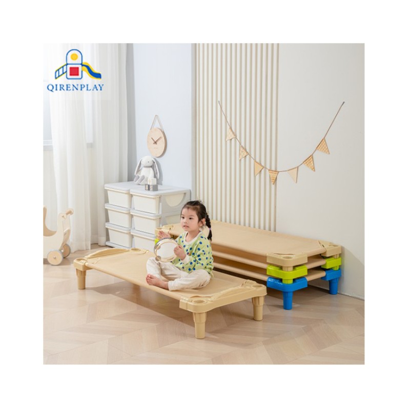 Plastic Cot Bed Manufacturer - Durable Colorful Stackable Kids Bed
