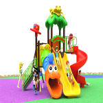 Playground Equipment Supplier - Kids Toys Small Slide Swing Set Outdoor