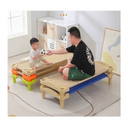 Kid Cot Bed Supplier - Portable Breathable Kindergarten Cot Cloth Bed