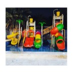Water Park Toys Supplier - Plastic Outdoor Kids Slide Pool Fun