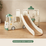 Car Slide Combination Manufacturer - Kindergarten Plastic Kids Swing Set