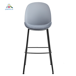 Bar Stool Manufacturer - Comfortable Fabric High Chairs Coffee Shop