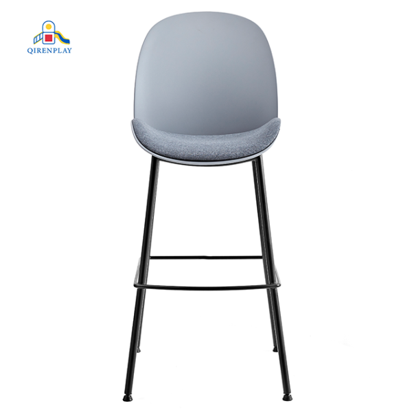 Bar Stool Manufacturer - Comfortable Fabric High Chairs Coffee Shop