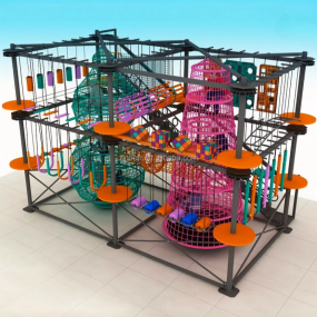 Rope Course Equipment Factory - Indoor High Adventure Climbing Game