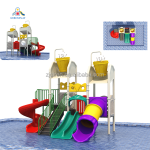 Water Play Equipment Supplier - Hot Sale Pool Water Slide Park