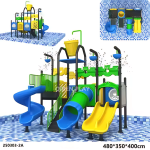 Water Park Toys Supplier - Plastic Outdoor Kids Slide Pool Fun