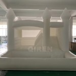 Bouncy Wedding Castle Factory - White Jumper Slide Soft Play Bouncing