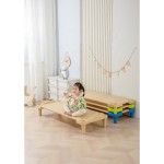 Kid Cot Bed Supplier - Easy Carry PP Mesh Single Children Plastic Bed