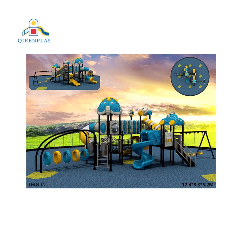 Playground Slide Factory - Custom DA Type Outdoor Amusement Park Equipment