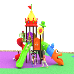 Playground Equipment Supplier - Kids Toys Small Slide Swing Set Outdoor
