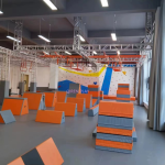 Ninja Warrior Course Factory - Obstacle with Foam Pit Exercise Equipment