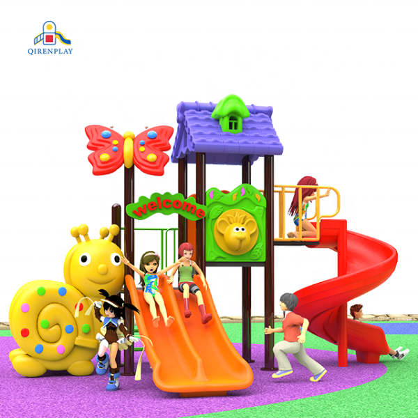 Playground Equipment Supplier - Kids Toys Small Slide Swing Set Outdoor