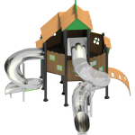 Playground Climbing Slide Manufacturer - Custom Stainless Steel Outdoor Amusement