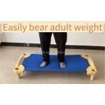 Stackable Cots Factory - Wholesale Blue Plastic Children Sleeping Cots