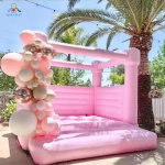 Wedding Bouncy Castle Manufacturer - White Jumper Bodyguard Bouncing House
