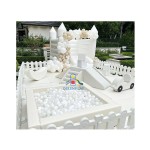 Playground Equipment Manufacturer - Outdoor White Naughty Castle for Parties