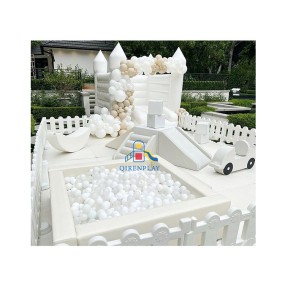 Playground Equipment Manufacturer - Outdoor White Naughty Castle for Parties