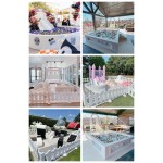 Bouncy Wedding Castle Factory - White Jumper Slide Soft Play Bouncing