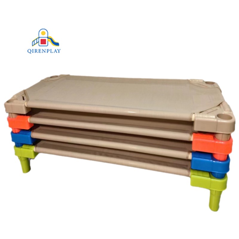 Preschool Bed Supplier - Multifunctional Plastic Breathable Daycare Cot