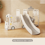 Car Slide Combination Manufacturer - Kindergarten Plastic Kids Swing Set