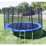 Fitness Trampoline Manufacturer - 8FT Elastic Bed Steel Frame PP Material