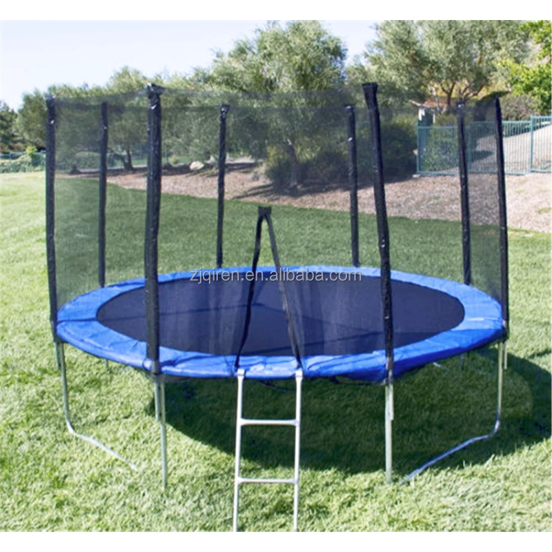Fitness Trampoline Manufacturer - 8FT Elastic Bed Steel Frame PP Material