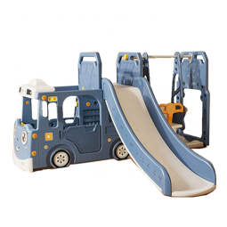 Car Slide Combination Manufacturer - Kindergarten Plastic Kids Swing Set
