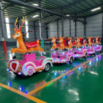 Resort Ride Manufacturer - 8 Seats Resort Tourist Train Fun Electric