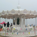 Merry Go Round Manufacturer - Sale White Amusement Park Babies Ride