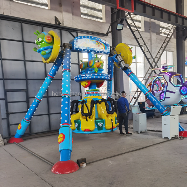 Swing Ride Factory - 6 Seats Carnival Rotating Hammer Indoor Adults