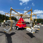 Portable Ride Supplier - Sale Mini Kids Small Carousel Swing Trailer