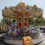 Merry Go Round Manufacturer - Sale White Amusement Park Babies Ride