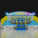 Tagada Disco Factory - 20 Seats Foldable Samba Kids Mechanical Game